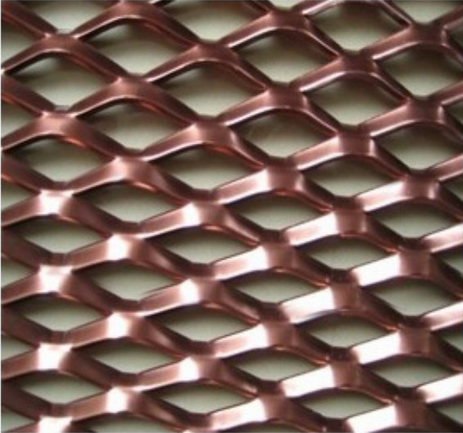 PVC Coated Expanded Metal Cladding, Diamond Opening