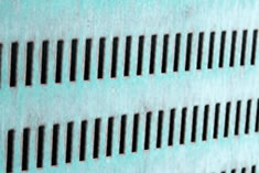 Patina perforated plate