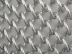 16 gauge mesh drape aluminum bright finish
